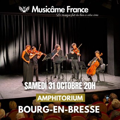 Concert Musicâme France : Bach, Vivaldi, Schubert, Rachmaninov,... @ Amphitorium