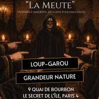 loup garou grandeur nature d halloween @ paris