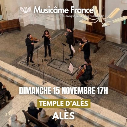Concert à Alès : Mozart, Verdi, Bizet, Waxman, Puccini, Rossini, Massenet, De Falla, Kreisler @ Temple d'Alès