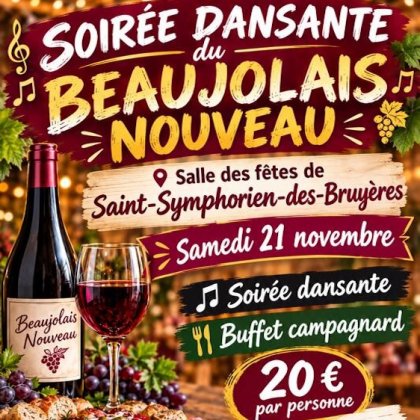 Soirée dansante beaujolais @ Salle des fêtes